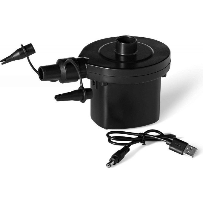 Насос электрический BESTWAY 4.8В на аккумуляторах, с зарядкой от USB, 3 насадки в комплекте 62130 BW